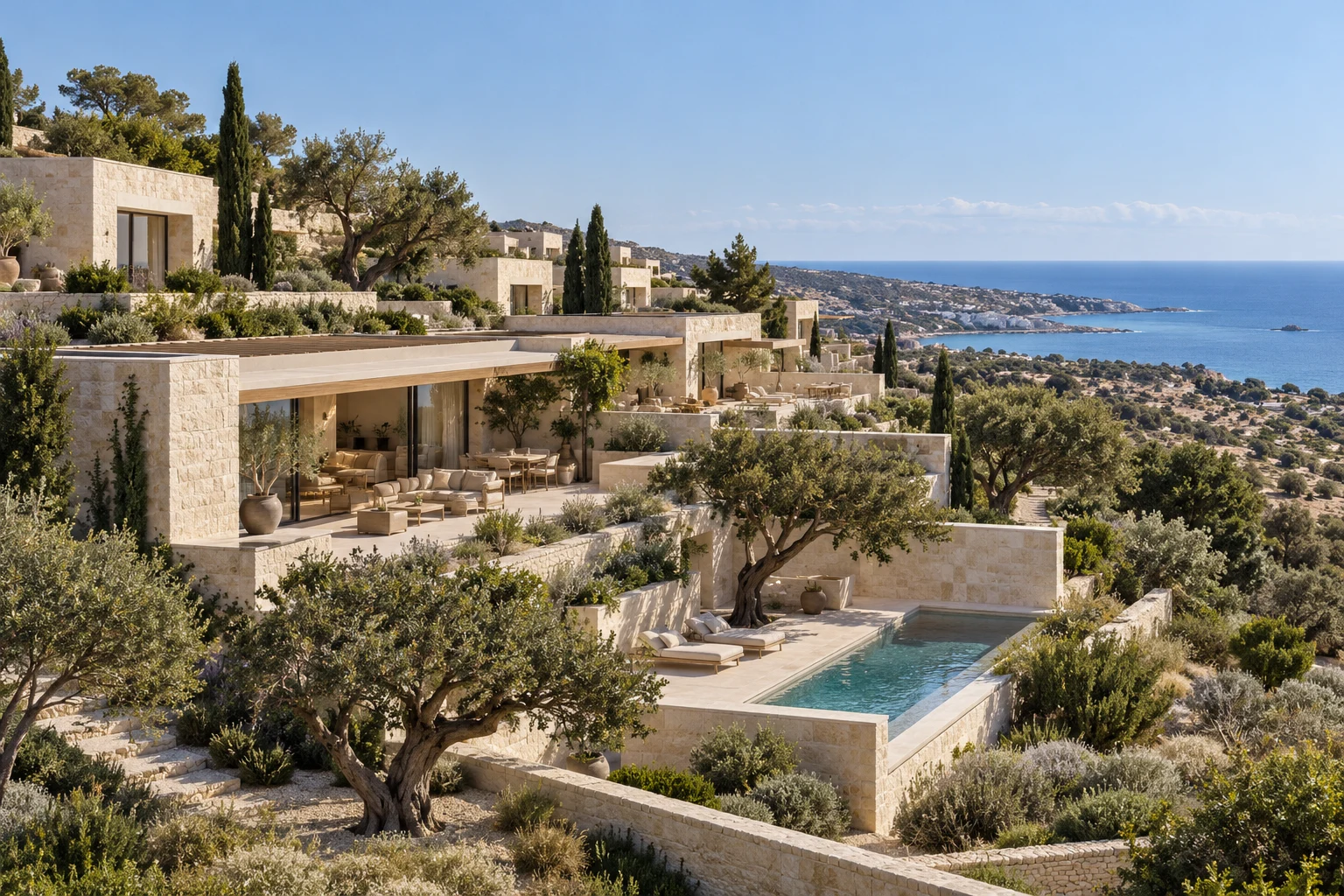 Illustrative architectural concept in Cyprus