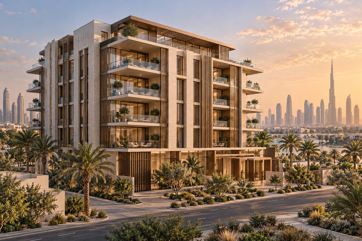 Illustrative architectural concept in Dubai · UAE