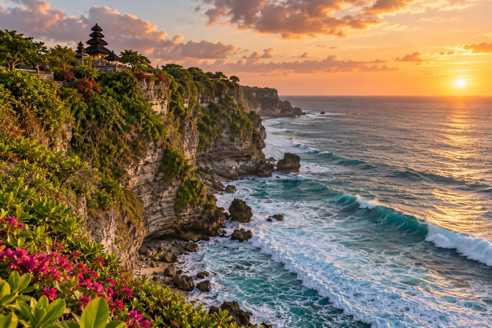 Illustrative travel landscape for Bali