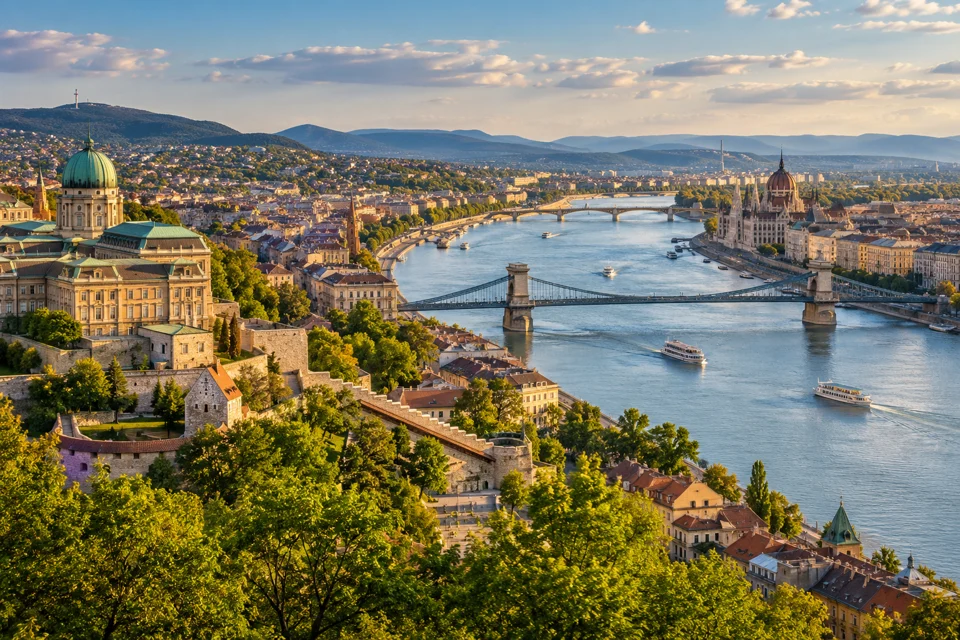 Illustrative travel landscape for Central & Eastern Europe