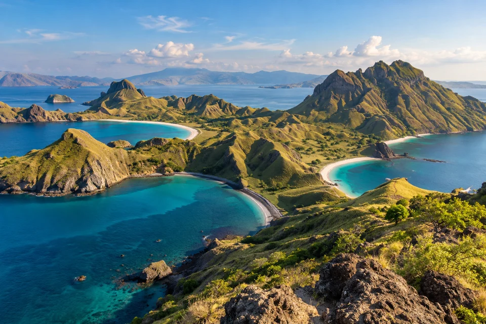 Illustrative travel landscape for Labuan Bajo